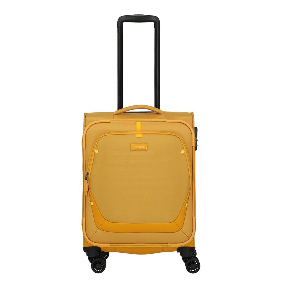 Travelite Umbria 4 Wheel Cabin Trolley golden glow Geel