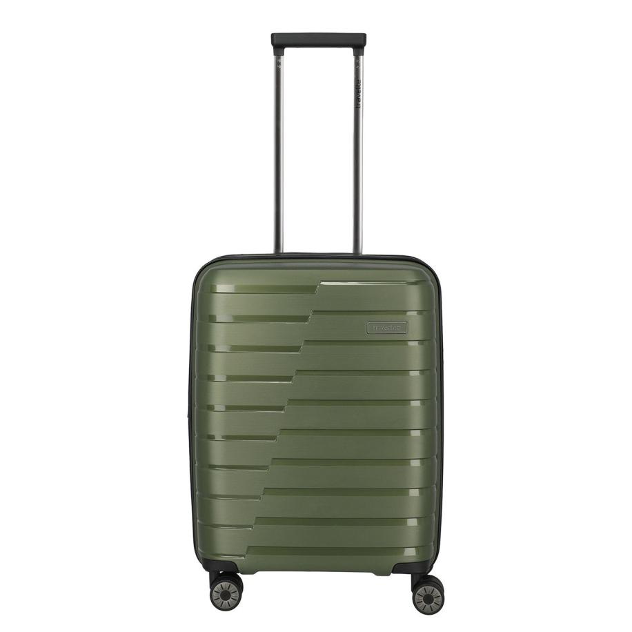 Travelite Air Base 4 Wheel Cabin Trolley Expandable olive Groen