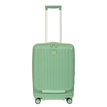 Bric's Positano Cabin Trolley 55 with Pocket sage green