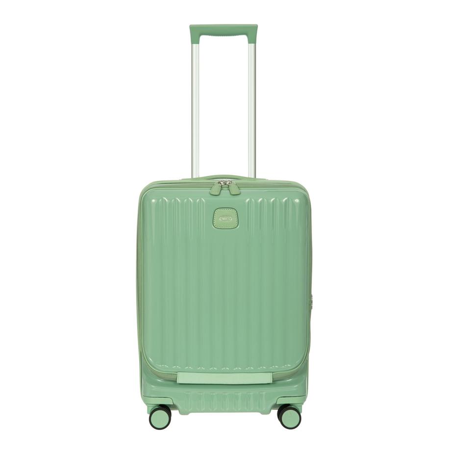Bric&apos;s Positano Cabin Trolley 55 with Pocket sage green Groen