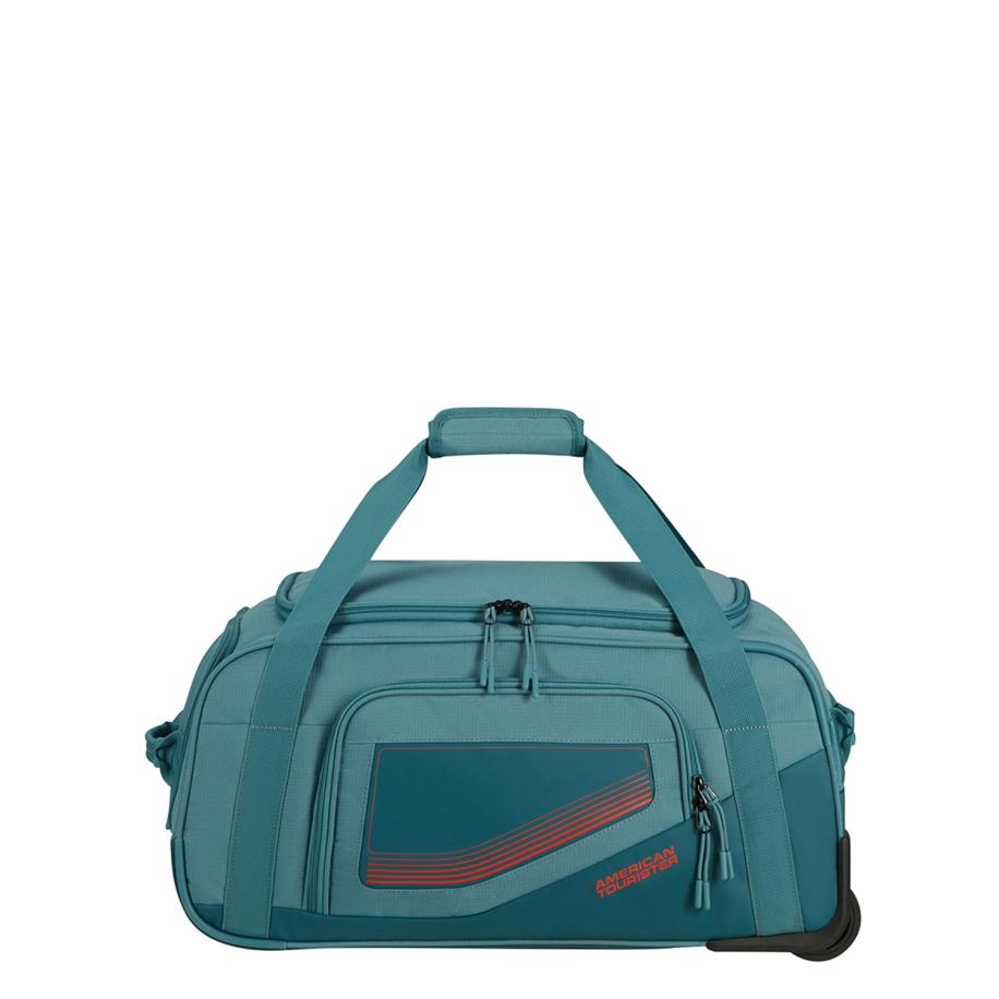 American Tourister City Racer Duffle/Wheels S petrol Blauw