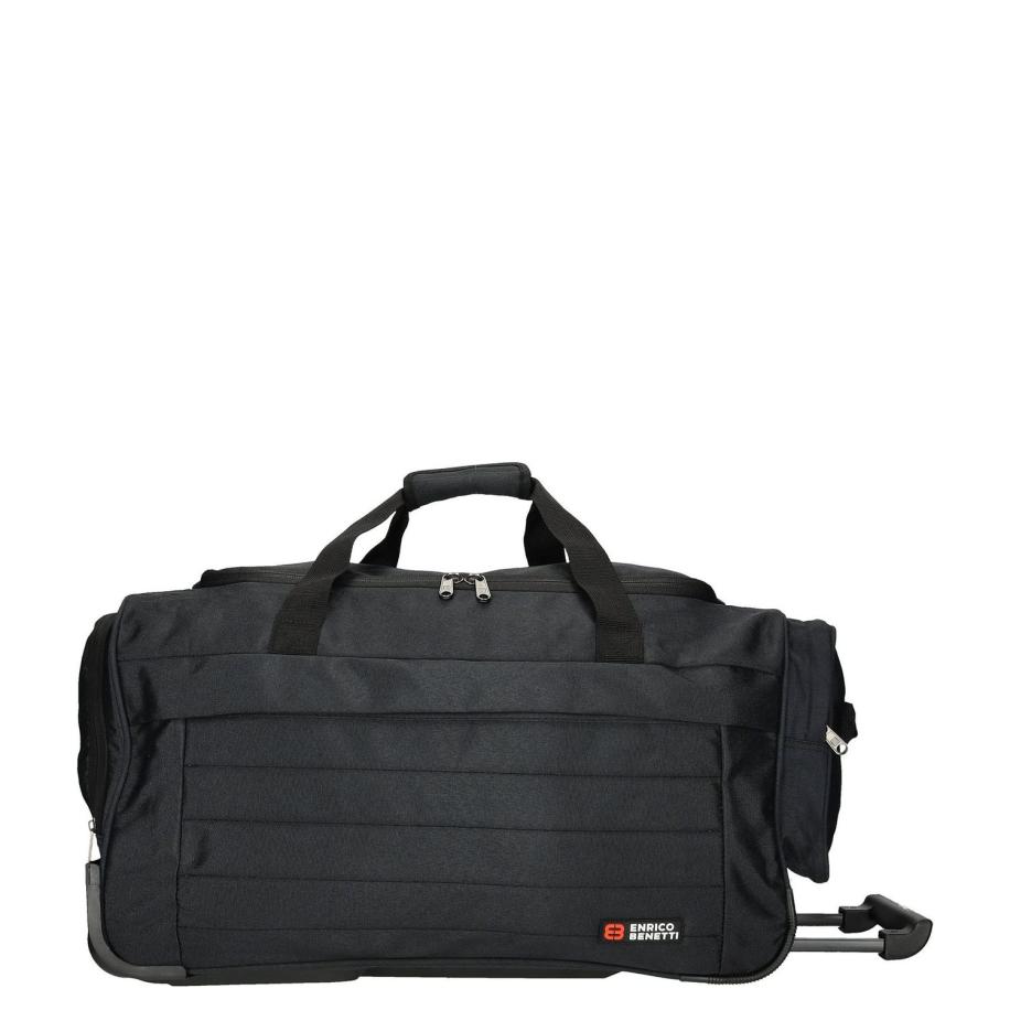 Enrico Benetti Montevideo Wheel Bag black Zwart