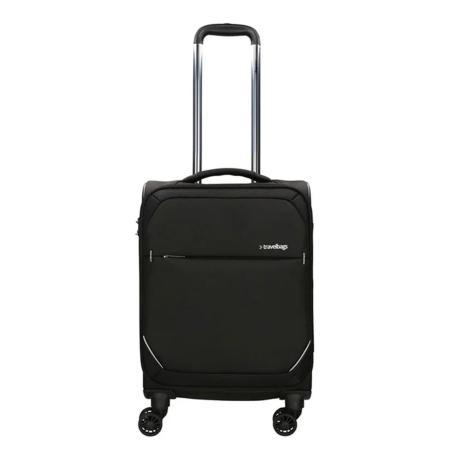 Travelbags The Base Soft Trolley S black Zachte koffer