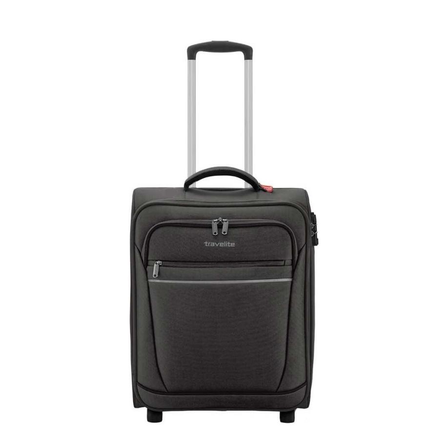 Travelite Cabin 2 Wheel Trolley Black Zwart