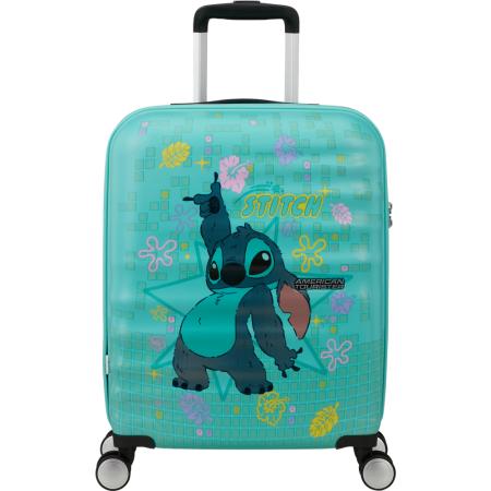 American Tourister Disney Wavebreaker Handbagage Stitch Flower