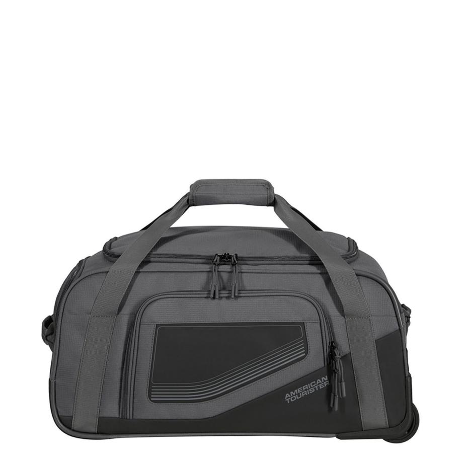 American Tourister City Racer Duffle/Wheels S black Zwart