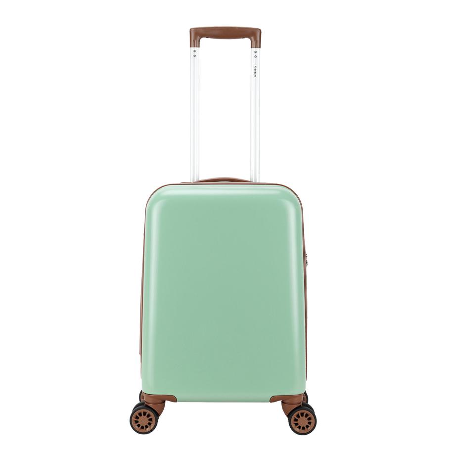 Decent Retro Cabin Trolley 55 olive Groen