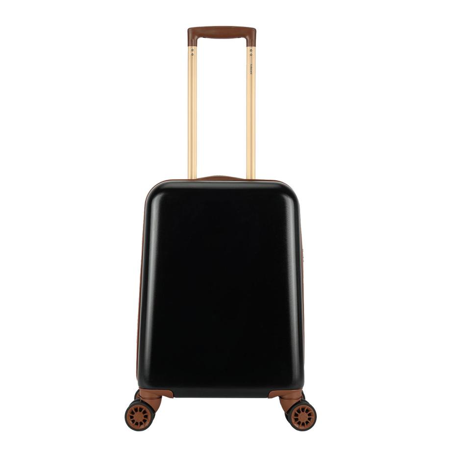 Decent Retro Cabin Trolley 55 black Zwart