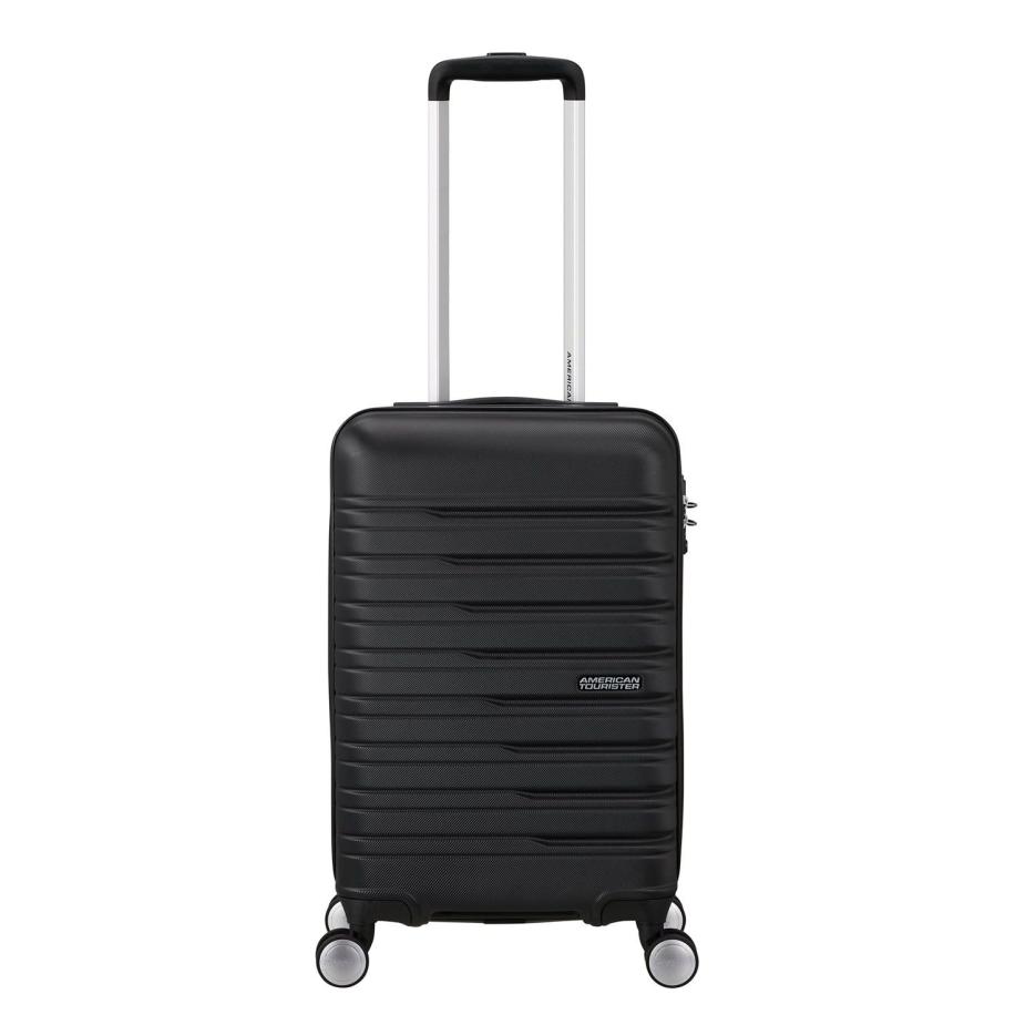 American Tourister Flashline Spin. 55/25 Cabin Trolley shadow black Zwart