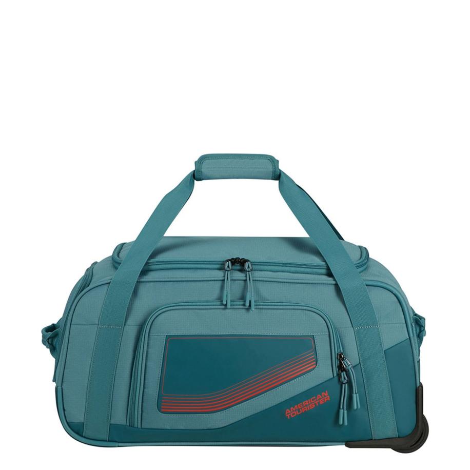 American Tourister City Racer Duffle/Wheels S petrol Blauw