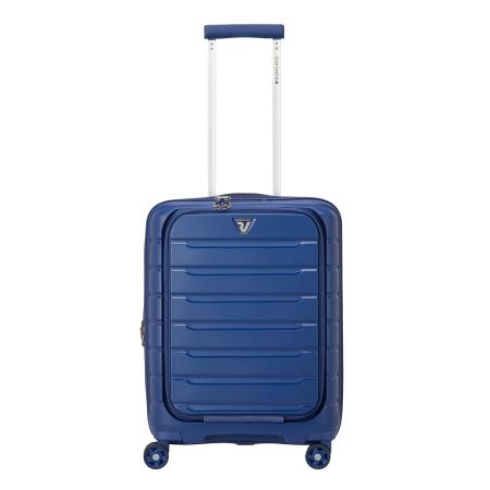 Roncato B-Flying Cabin Trolley 55 with Front Pocket blu notte