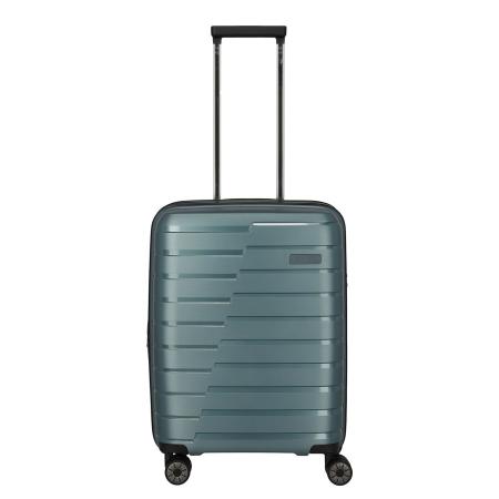 Travelite Air Base 4 Wheel Cabin Trolley Expandable iceblue metallic