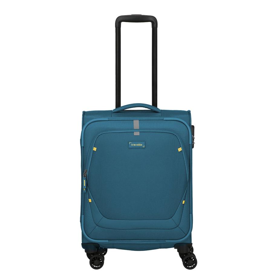 Travelite Umbria 4 Wheel Cabin Trolley petrol Blauw