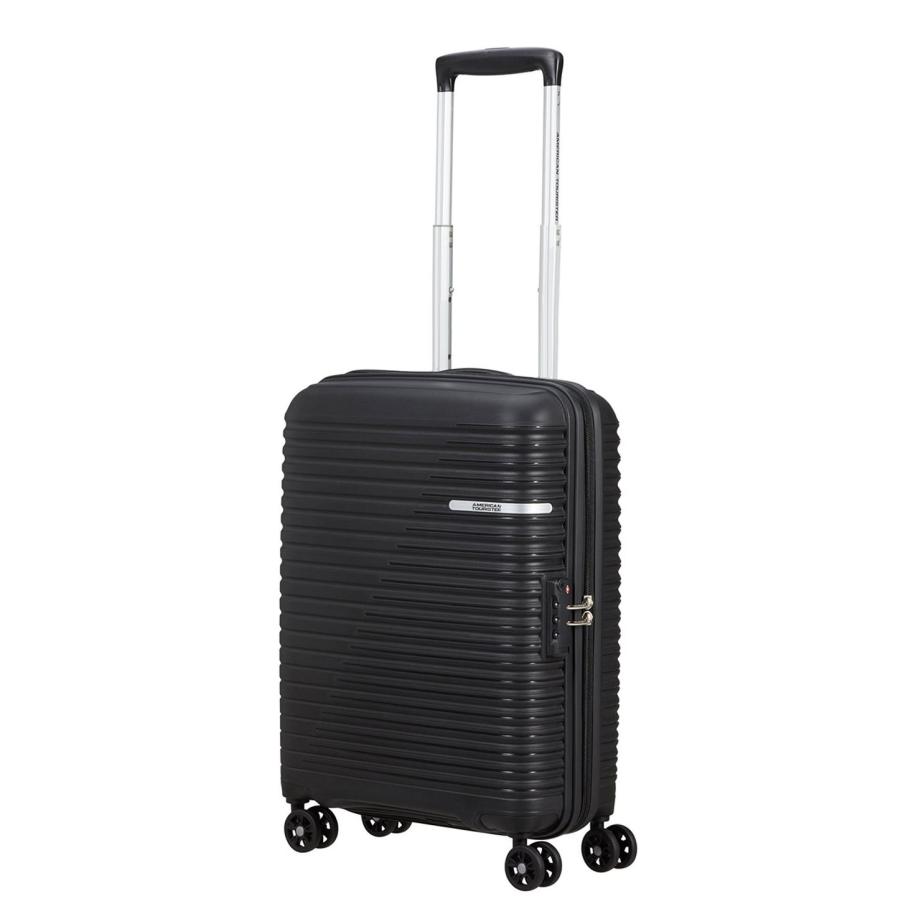 American Tourister Liftoff Spinner 55 black Zwart