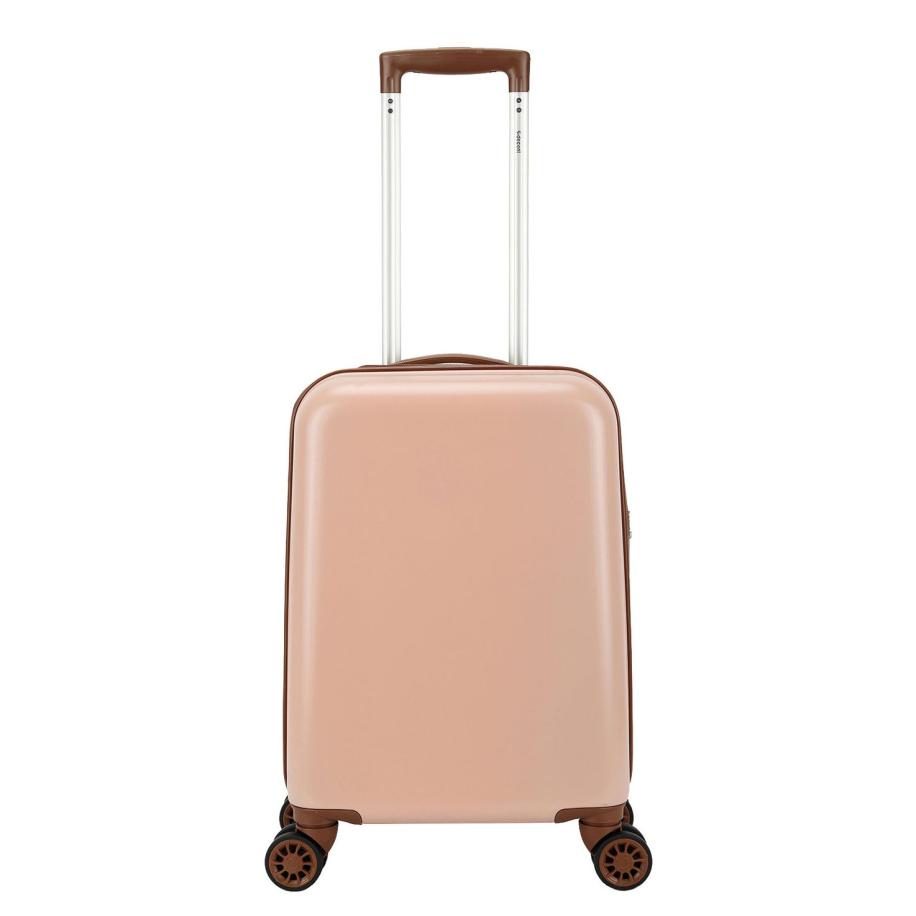 Decent Retro Cabin Trolley 55 pink Roze