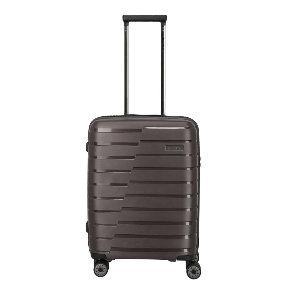 Travelite Air Base 4 Wheel Cabin Trolley coffee Bruin