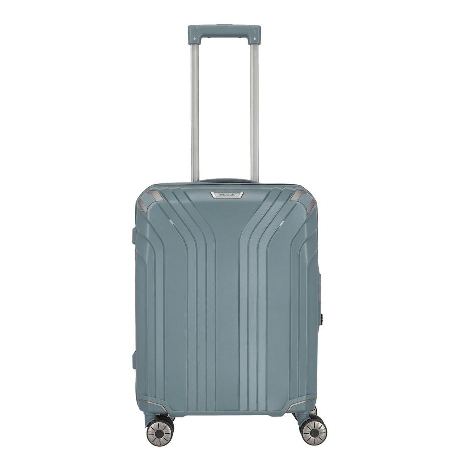 Travelite Elvaa 4 Wiel Trolley S bluegrey Blauw