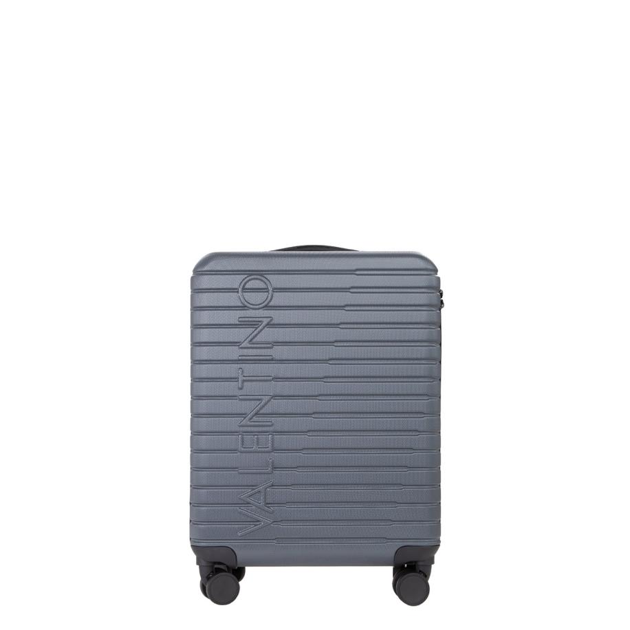 Valentino Mercury Small-Size Carry On Suitcase gun metal Zilver