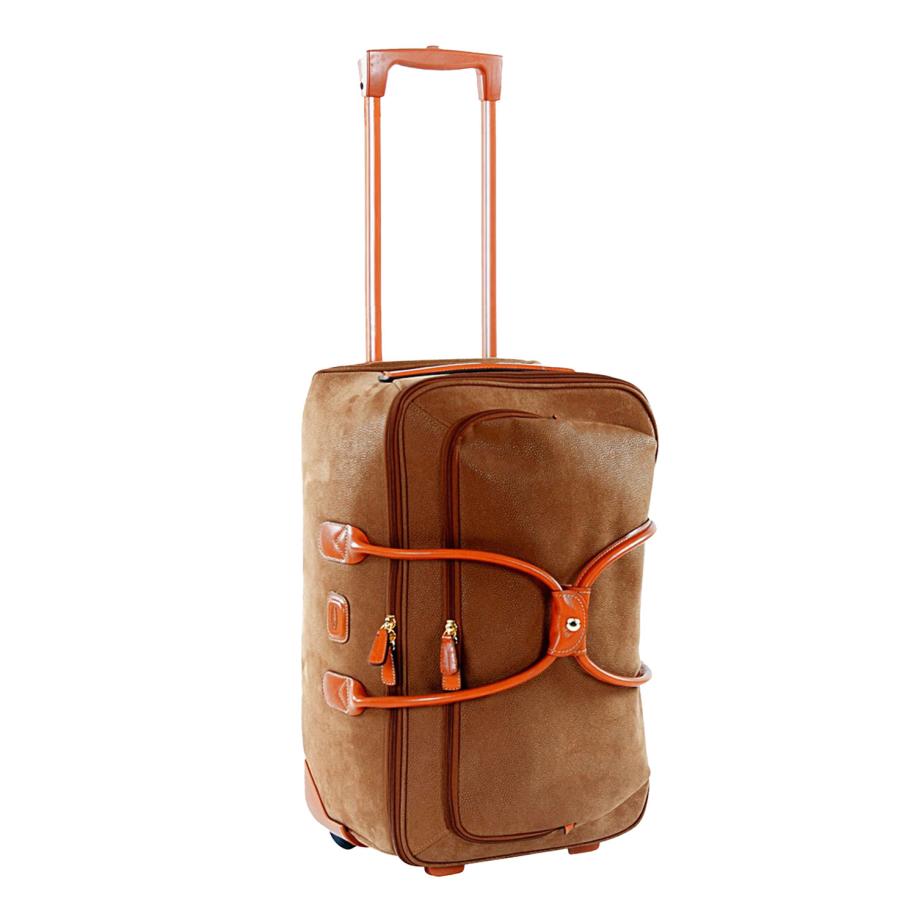 Bric's Life Holdall Wheeled Duffle 55 camel Bruin