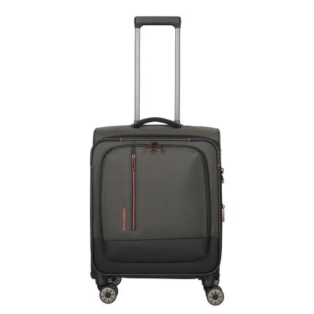 Travelite Crosslite 4 Wheel Cabin Trolley Expandable dark olive