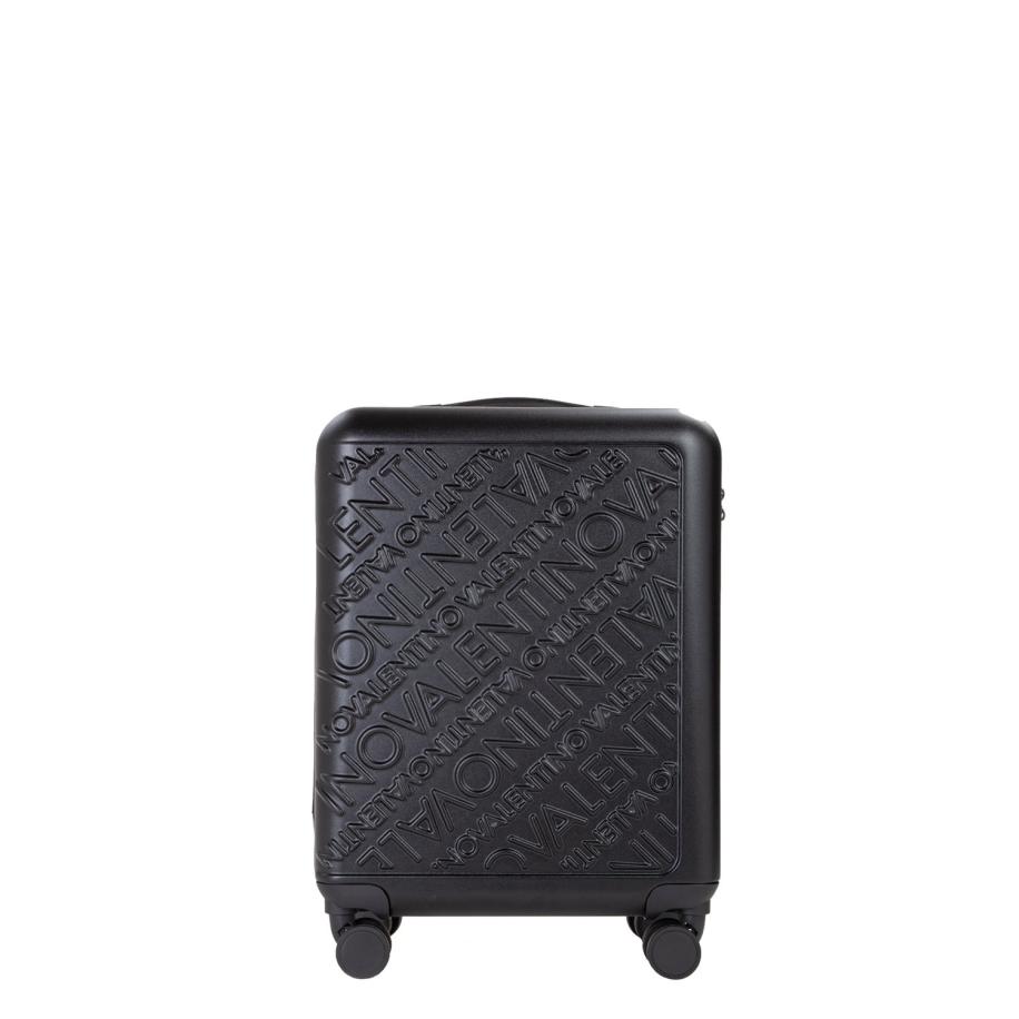 Valentino Mars Small-Size Carry On Suitcase nero Zwart