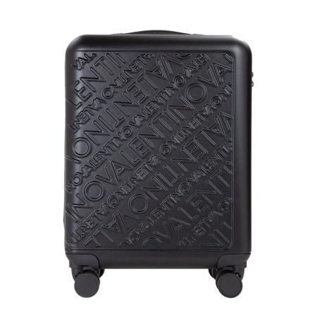 Valentino Mars Small-Size Carry On Suitcase nero