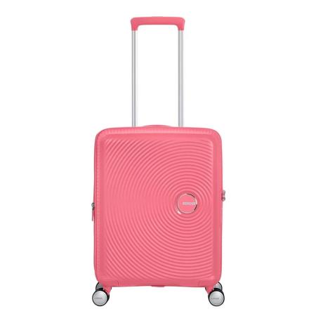American Tourister Soundbox Spinner 55 Expandable sun kissed coral