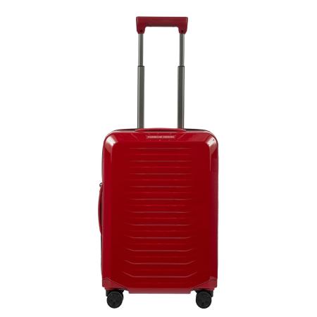 Porsche Design Roadster Hardcase 4 Wheel Cabin Trolley carmine red shiny