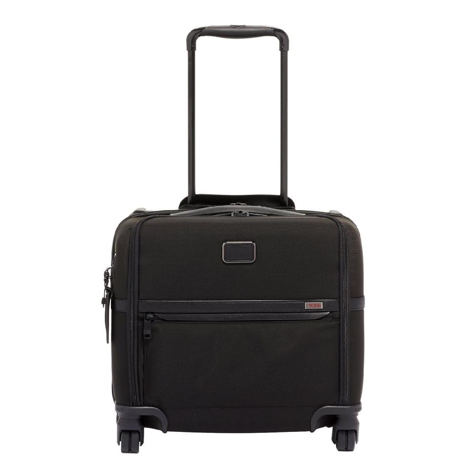 TUMI Alpha Compact 4 Wheel Brief black II Zwart