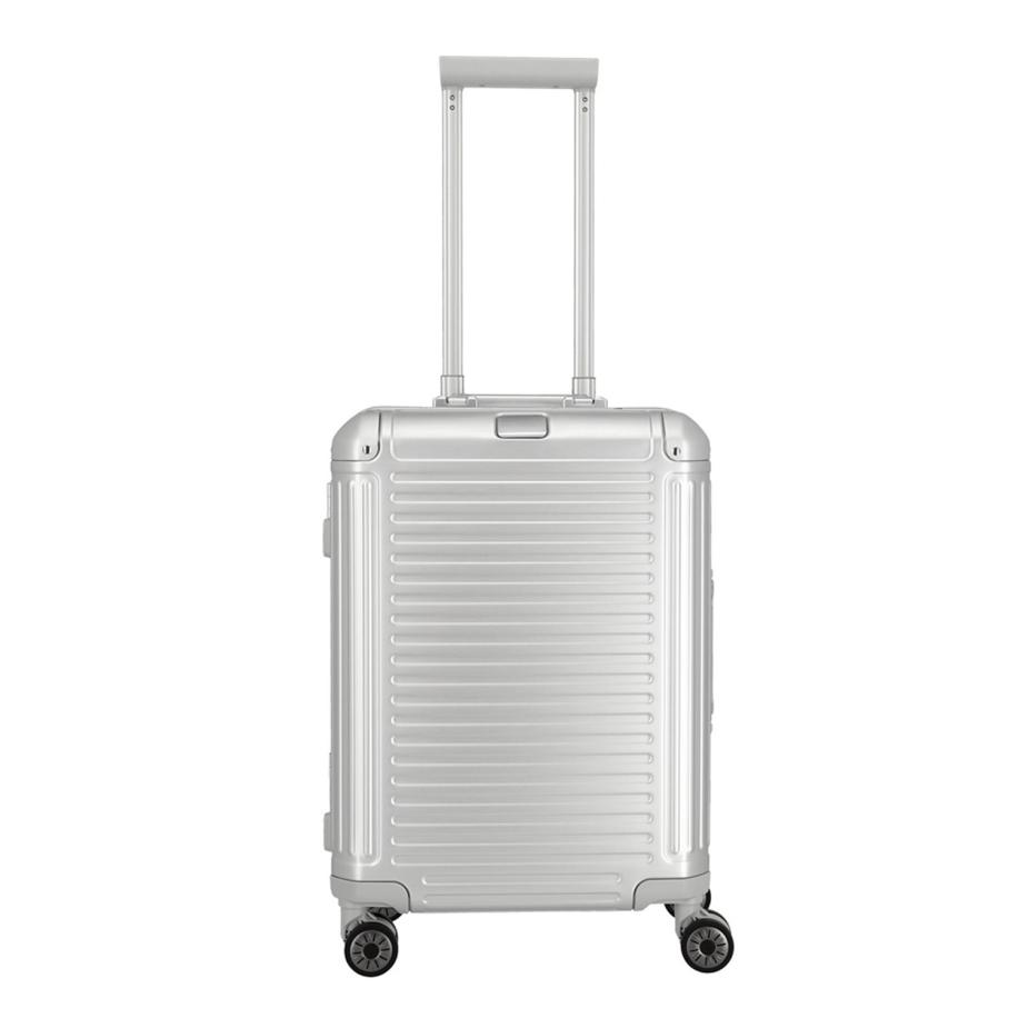 Travelite Next 2.0 Aluminium 4w Trolley S silver Harde Koffer Zilver