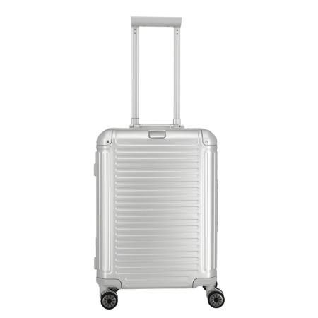 Travelite Next 2.0 Aluminium 4w Trolley S silver Harde Koffer