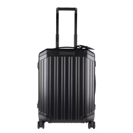 Piquadro Alu Slim 4 Wheel Cabin Trolley black