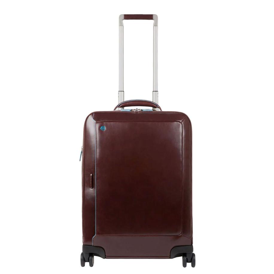 Piquadro Blue Square Cabin Trolley Front Pocket 15.6 mahogany Oranje