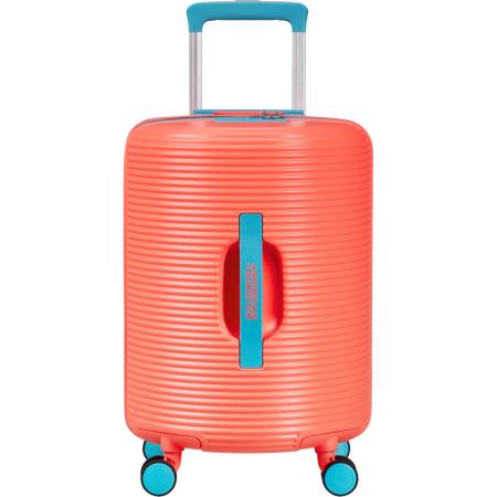 American Tourister Rollio Handbagage Coral/Blue