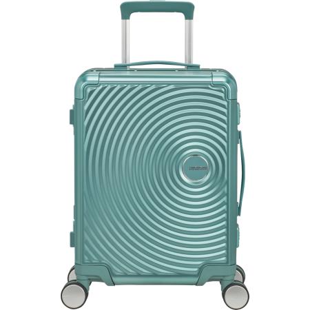 American Tourister Soundbox Alu Handbagage Dusty Turquoise