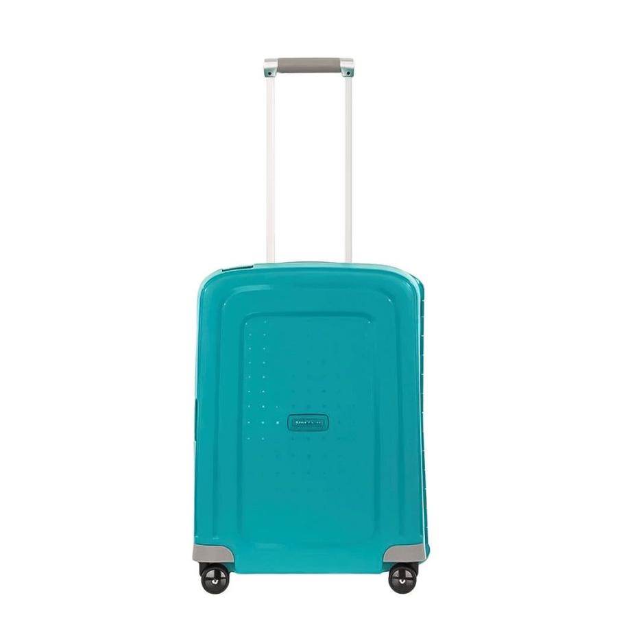 Samsonite S&apos;Cure Spinner 55 aqua blue Blauw