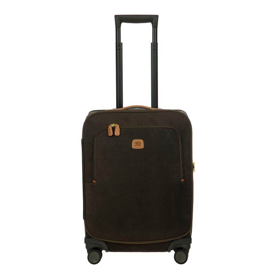 Bric&apos;s Life Trolley 55cm olive Zachte koffer Groen