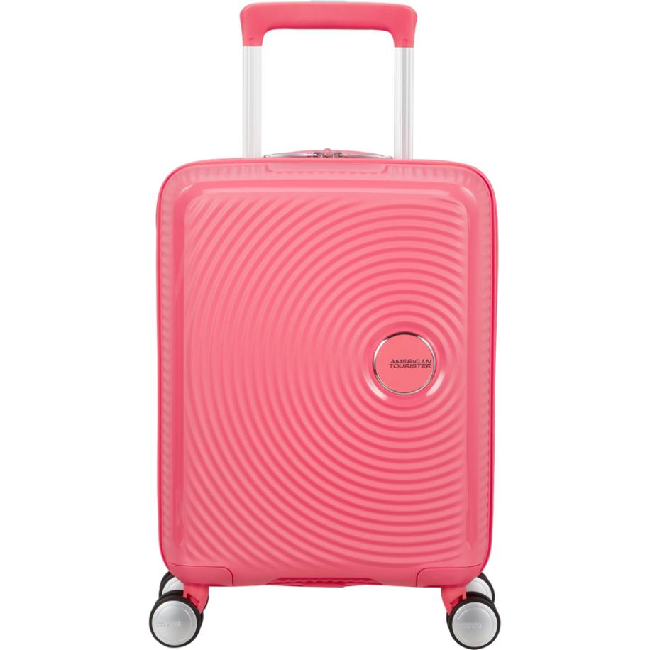 American Tourister Soundbox Mini Handbagage Sun Kissed Coral Roze