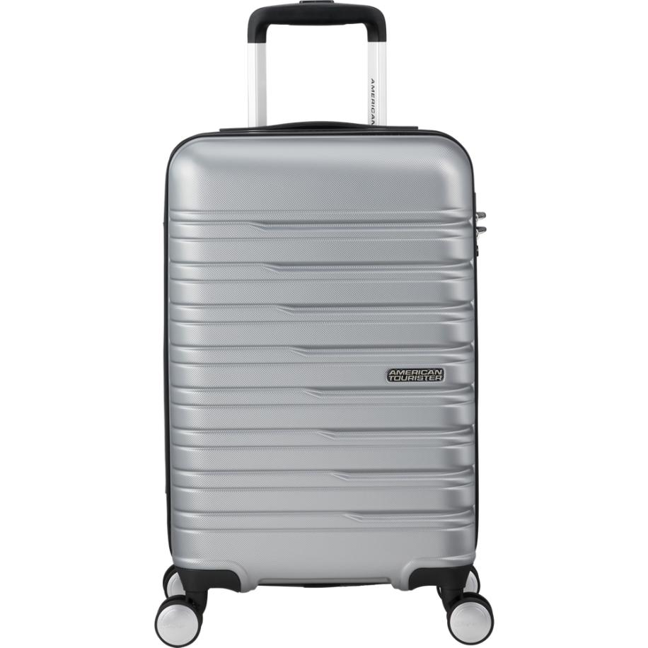 American Tourister Flashline Handbagage Sky Silver Grijs