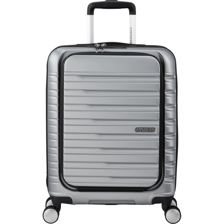American Tourister Flashline Handbagage 15.6 Sky Silver Grijs