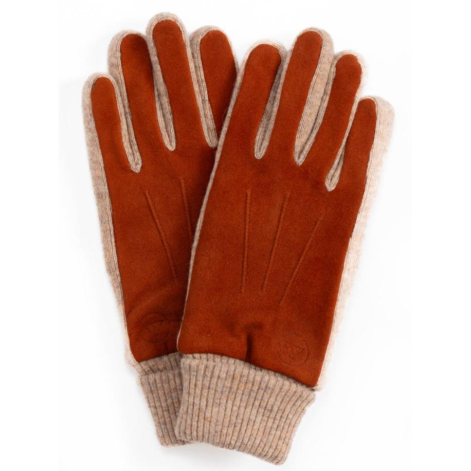 CASH-MERE.CH CASH-MERE.CH Vingerhandschoenen beige / bruin -