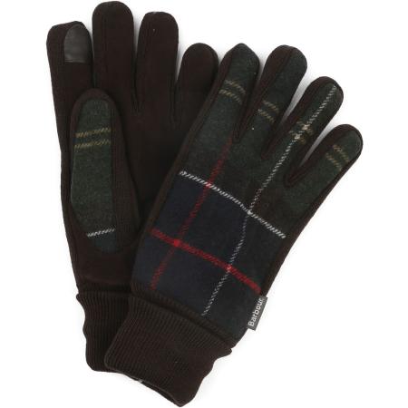 Barbour Handschoenen Hackney Tartan Groen
