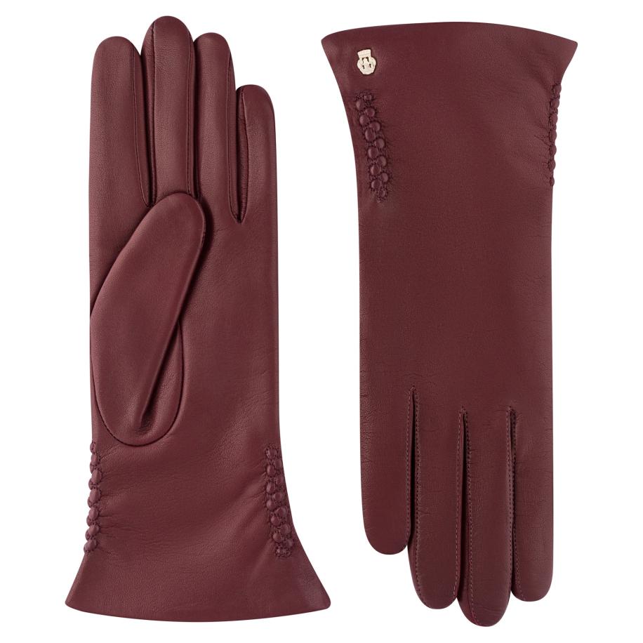 Roeckl Roeckl Vingerhandschoenen REGINA wijnrood -