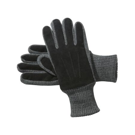 BABISTA BABISTA Vingerhandschoenen Dragotelli grijs gemêleerd / zwart