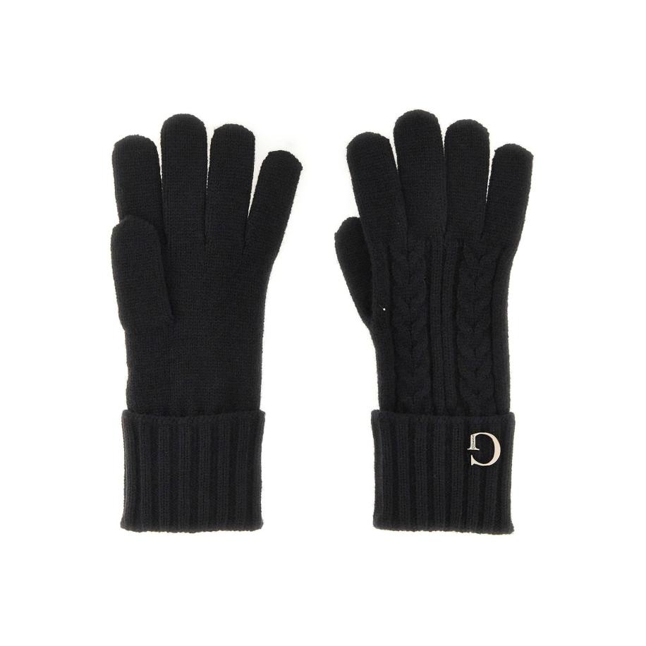 Guess GUESS Vingerhandschoenen KNITTED GLOVES zwart -