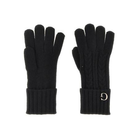Guess GUESS Vingerhandschoenen KNITTED GLOVES zwart