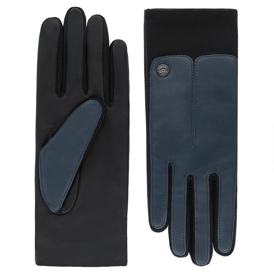 Roeckl Roeckl Vingerhandschoenen STOCKHOLM TOUCH navy / zwart -