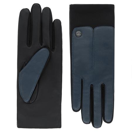 Roeckl Roeckl Vingerhandschoenen STOCKHOLM TOUCH navy / zwart