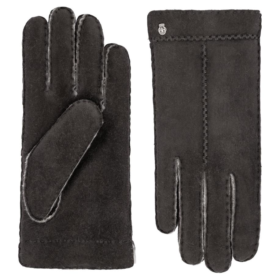 Roeckl Roeckl Vingerhandschoenen MALMÖ basaltgrijs / rookgrijs / donkergrijs -