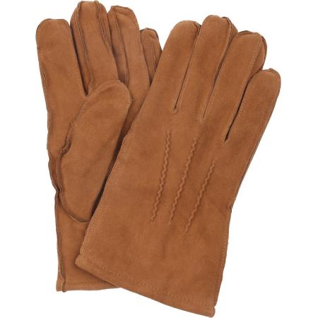 Suitable Suede Handschoen Cognac